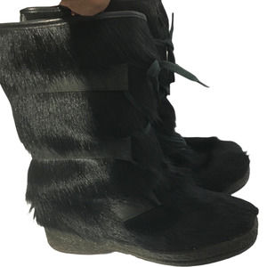 Humanic Polaris Austrian Winter Hide Hair Boots Sz 6